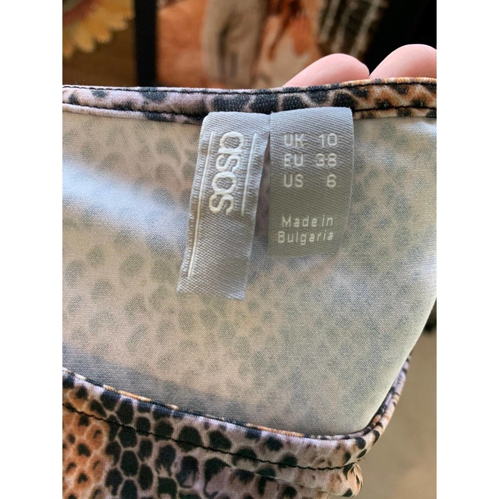 ASOS Multi-Colored Snakeskin Top - Picture 7 of 7